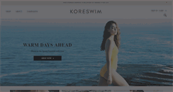 Desktop Screenshot of korewear.com